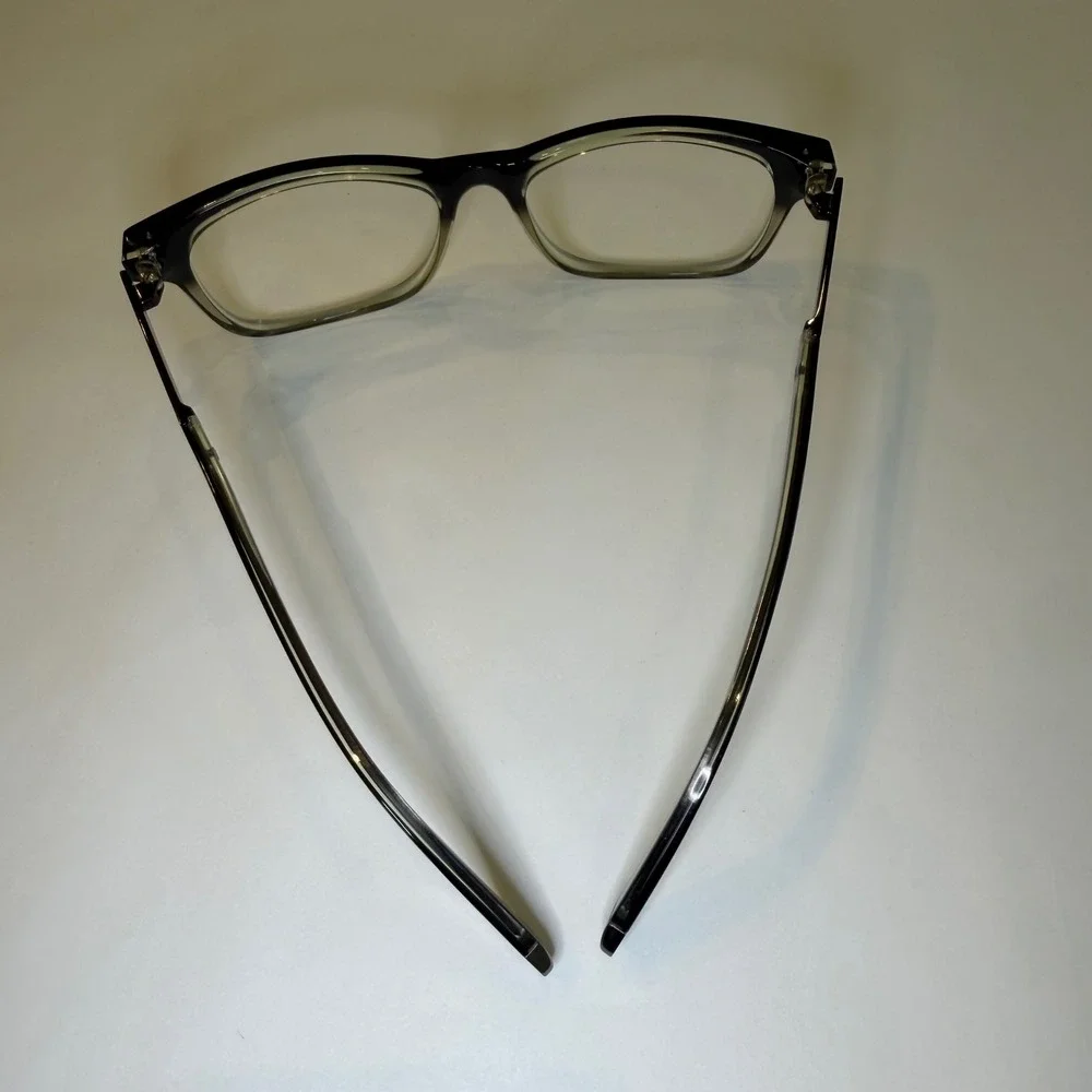 DSQUARED2 DQ 5052 005 Black Gradient Clear Rectangular Eyeglasses Made in Italy